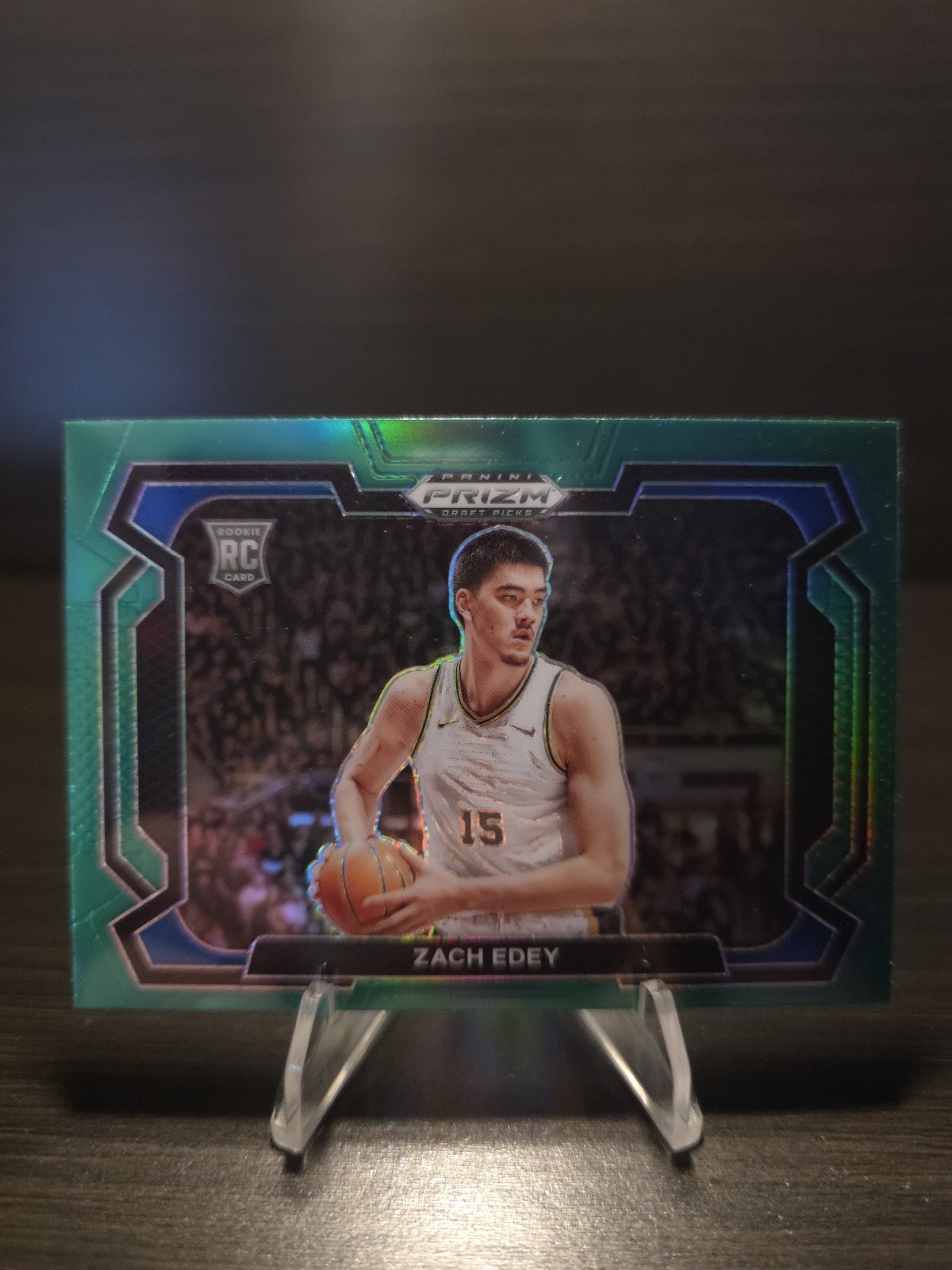 2024 Panini Prizm Draft Picks - Zach Edey #1 Green Prizm Variations (RC)