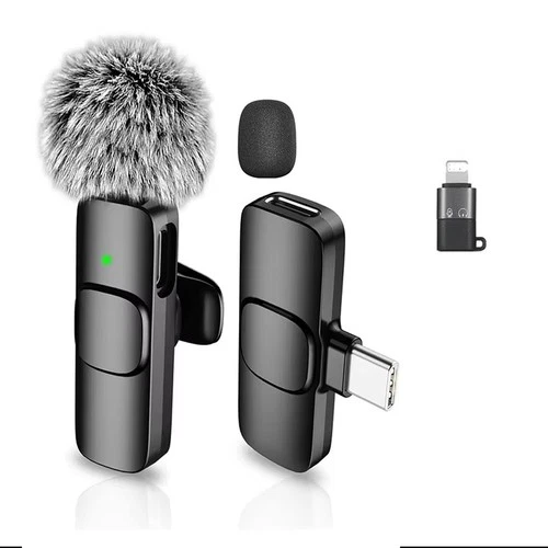 Mini Professional Wireless Lavalier Microphone for iPhone, iPad, Android Phones