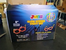 JOYIN GLOW 468 BÂTONS bracelets colliers lunettes LOT DE FÊTE 