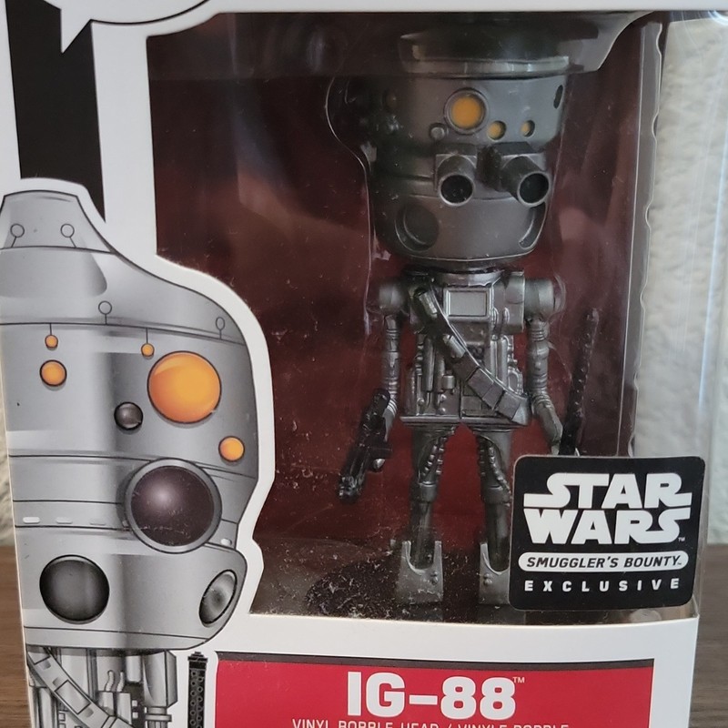 Funko Pop! Vinyl Star Wars IG-88 Smuggler's Bounty Exclusive Figure #103