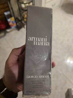 Armani Mania by Giorgio Armani for Men EDT Pour Homme 3.4 FLOZ / 100ML Spray NIB