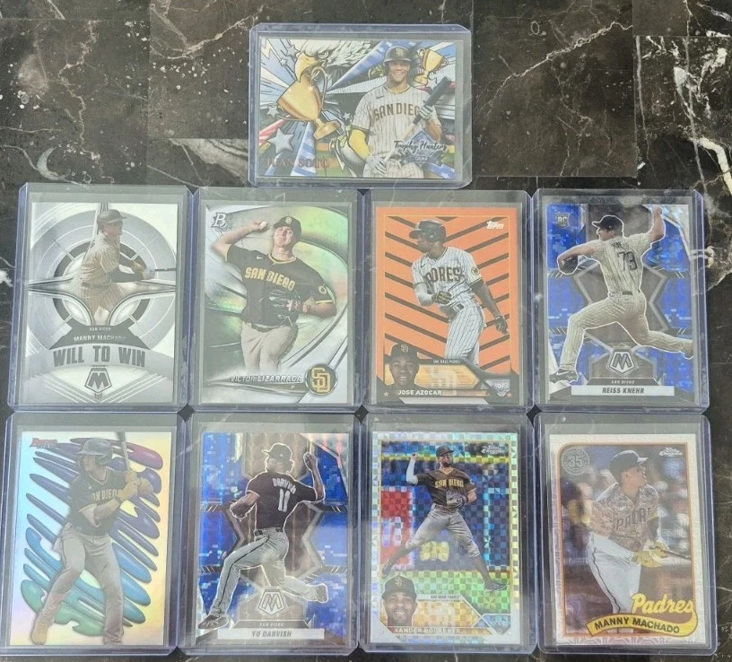 MLB San Diego Padres 365 Cartas Sueño Lote - #'d, Paralelos, Refractores, SSP y Más Foto 3 de 4