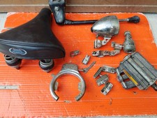 bici epoca Radius lucchetto cigno pedali sella pattini freno cavalletto