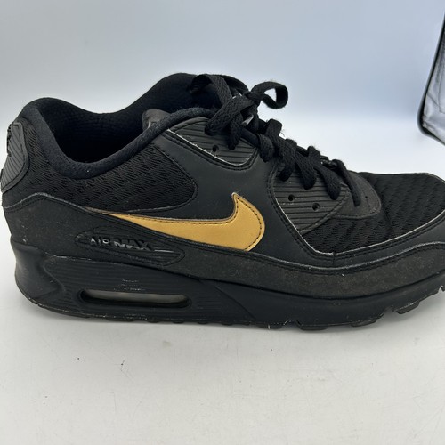 Nike Air Max 90 Essential Black Metallic Gold Men's Sz 11 US AV7894-001 2019 - Picture 6 of 19