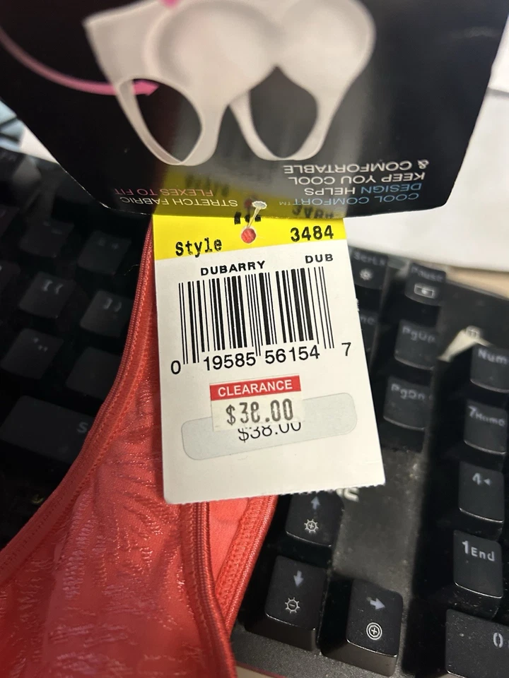 Sujetador Bali Comfort Revolution Comfortflex Fit Wireless 3484 para mujer, naranja medio Foto 2 de 2