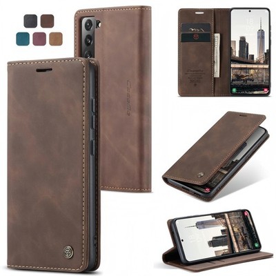 For Samsung Galaxy S26 S25 FE S24 S22 S10 Magnetic Leather Flip Card Wallet Case