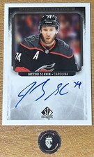 Jaccob Slavin 2020-21 Upper Deck SP Authentic - UD Authentic Auto #UDA-JS