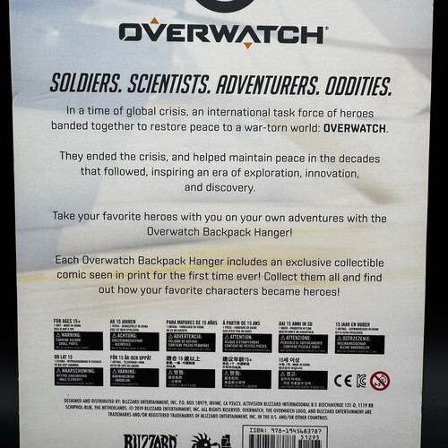 Overwatch Ana Amari and Soldier 76 Comic Book #7 and Backpack Hangers - Picture 10 of 11