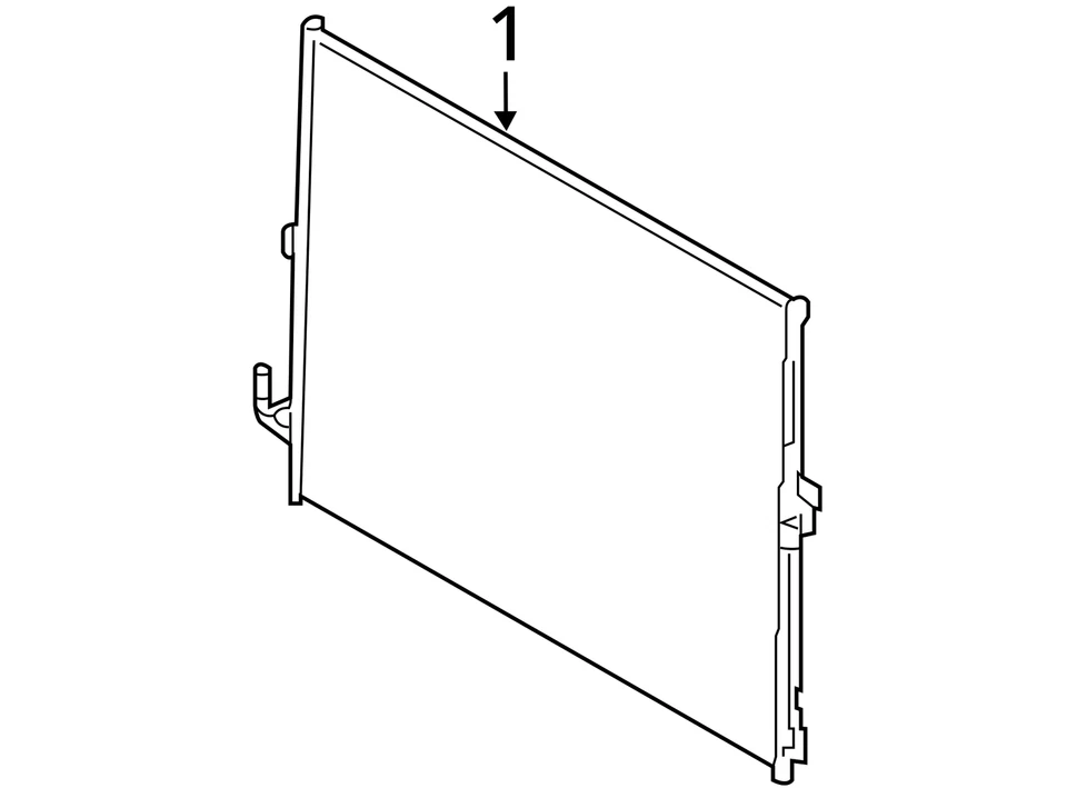Condensador de CA compatible con 09-13 Infiniti FX SERIE 2524984 Foto 4 de 4