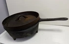 Antique Spider Chicken Fryer 12 Cast Iron Dutch Oven Lid Pot Pan Griswold Vtg
