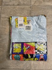 Sponge Bob Nickelodeon Pajama Set Adults Size Medium Multicolor 2Piece NWT