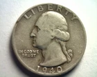 1940-D Washington Quarter — photo from another recent sale