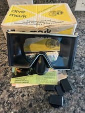 Vintage US Divers Co Aqua Lung Dive Mask in Box / Wrap Around Pro No Strap