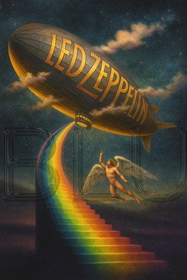 Led Zeppelin Stairway to Heaven 13 x 19''  Photo Print