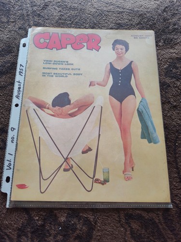 Caper Magazine Vol. 1 #6 VG GLAMOUR CHEESECAKE PIN-UPS RARE 👙❤️👙❤️ - Picture 1 of 2