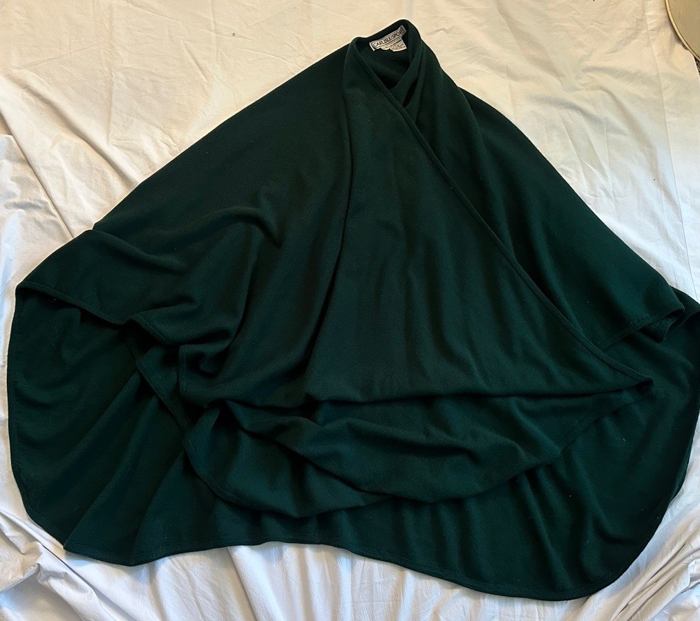 Carlisle Lambswool Cape Shawl Forest Green Women’s OS
