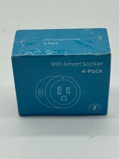 WiFi Smart Plug Socket 4-Pack Outlet Timer Works w/ Alexa Google Home App