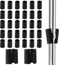 72 Pack Wire Shelf Clip, 3/4 Inch Dia Split Shelving Sleeves Replacements for Wi