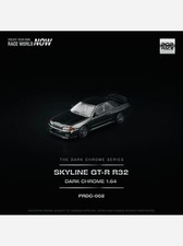 Pop Race Factory Sealed Skyline GTR R32 Dark Chrome #002