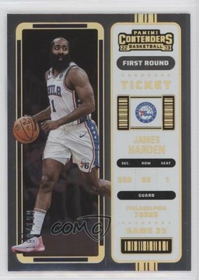 2022-23 Panini Contenders 1st Round Ticket 188/199 James Harden #8 02v3