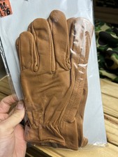 Vintage Stanley Brown Smooth Leather Work Gloves M Western Rancher Driving