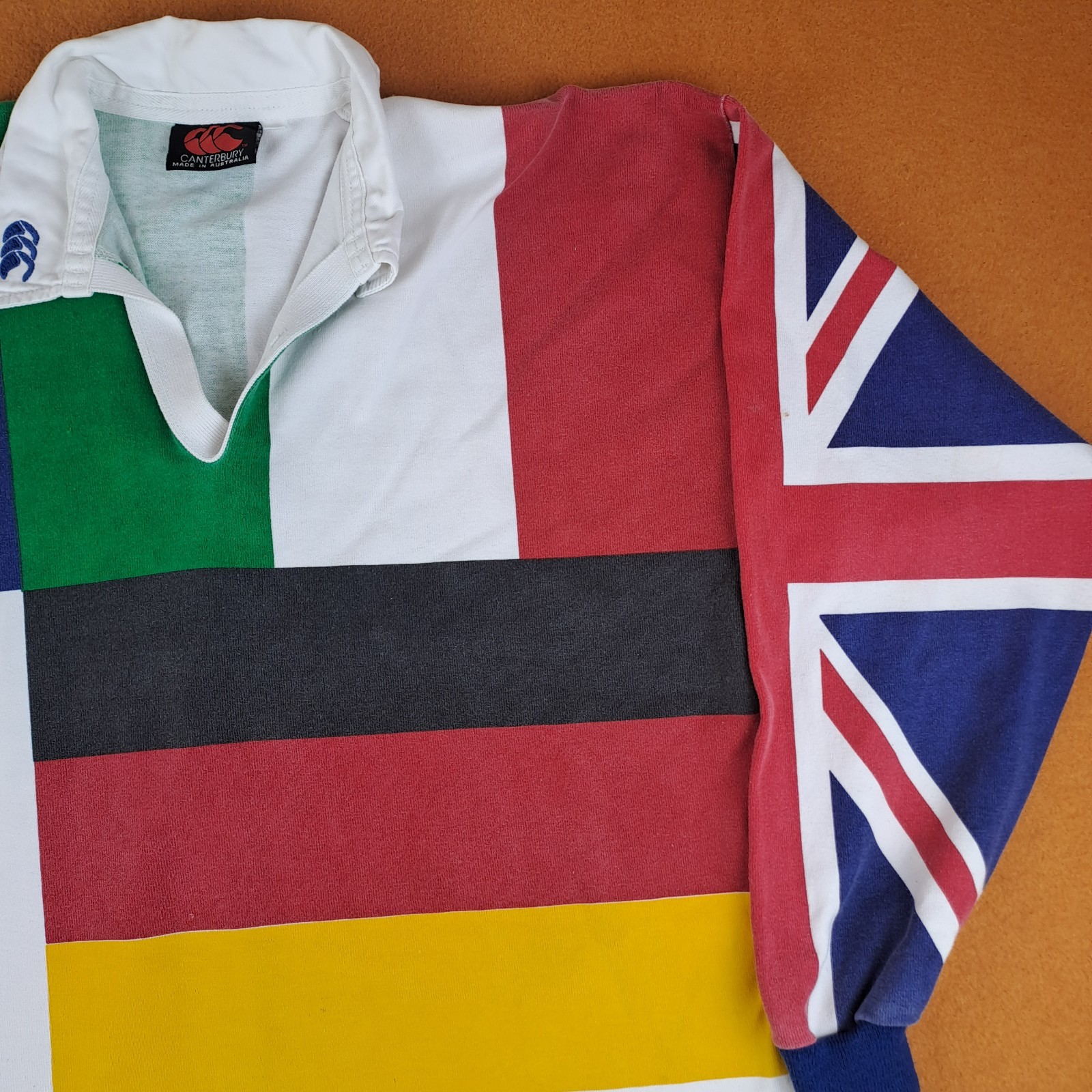 Vintage Canterbury Uglies International Flag Rugby Shirt Mens XL Long Sleeve image 5