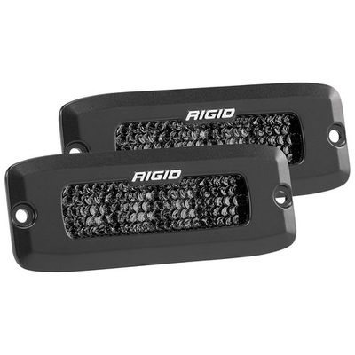 #ad Rigid 925513BLK SR Q Series PRO Spot White Rectangle LED Lights Pair Kit Black $371.99