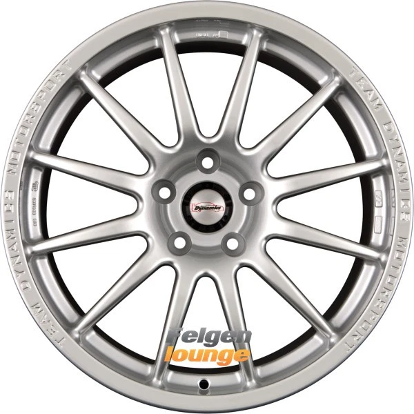 4x TEAM DYNAMICS PRO RACE 1,2 Glitter-Silver 8x18 ET40 5x110 - Bild 2 von 4