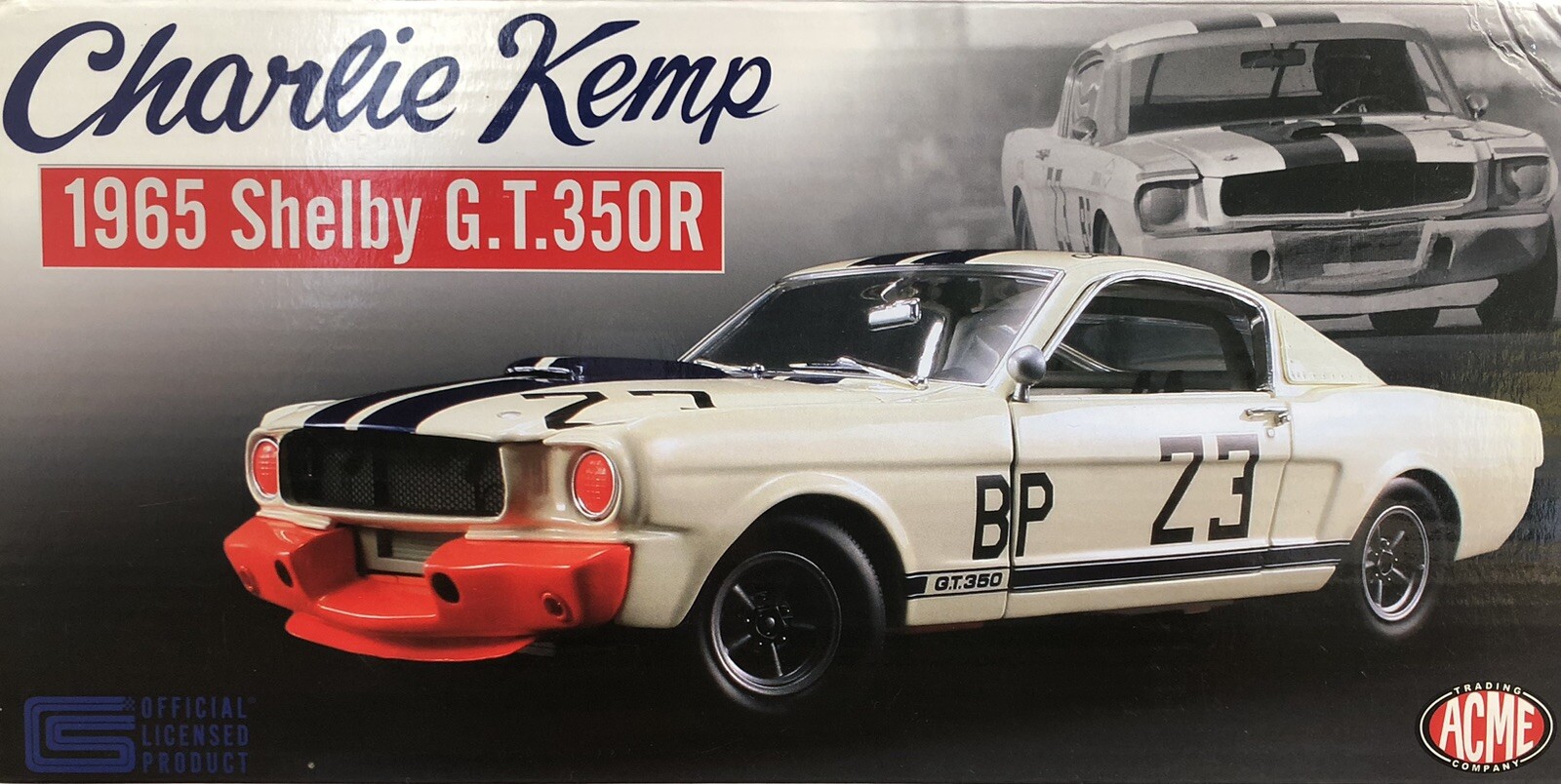 Ford Mustang Shelby GT350R 1965 miniature 1:18 cadeau idéal passionné voiture de sport ACME