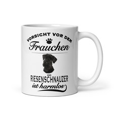 Riesenschnauzer Tasse - Mug - Vorsicht vor dem Frauchen - Tasse - Geschenk