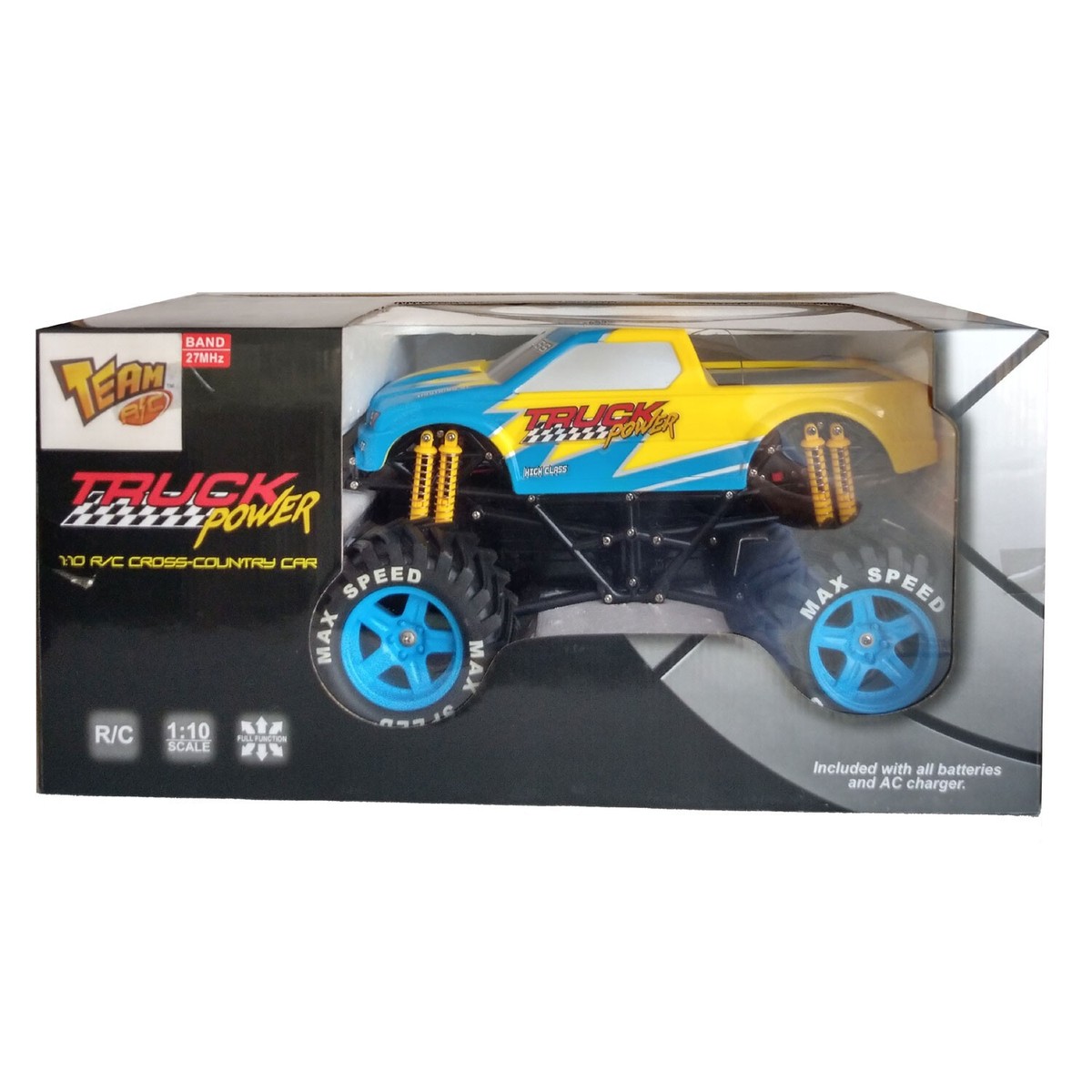 ホビーラジコン Rc cr monster truck 1:10 Titan Monster Radio Remote Control Truck Car Vehicle 1:10 RC Toy