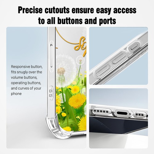 For iPhone 16e 16 Pro Max 15 14 13 12 11 Silicone Case Personalised Flower Cover - Picture 23 of 88