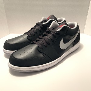 Nike Air Jordan 1 Retro Low Og Black White Red Mens Size 18 032 New Ebay