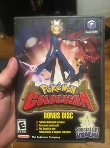 Pokemon Colosseum Bonus Disc Nintendo GameCube MANUAL INCLUDED - Very