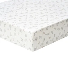 Mills Waffle Pink Crib Fitted Sheet - Levtex Baby