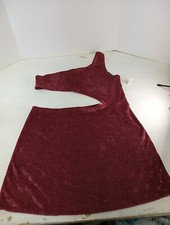 Fantasy Lingerie One Shoulder Peek-a-boo Side Dress, Large, NWT