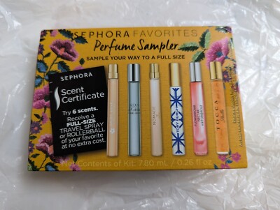 SEPHORA Favorites Deluxe Perfume Sampler chloe Tocca 6pc w/Full