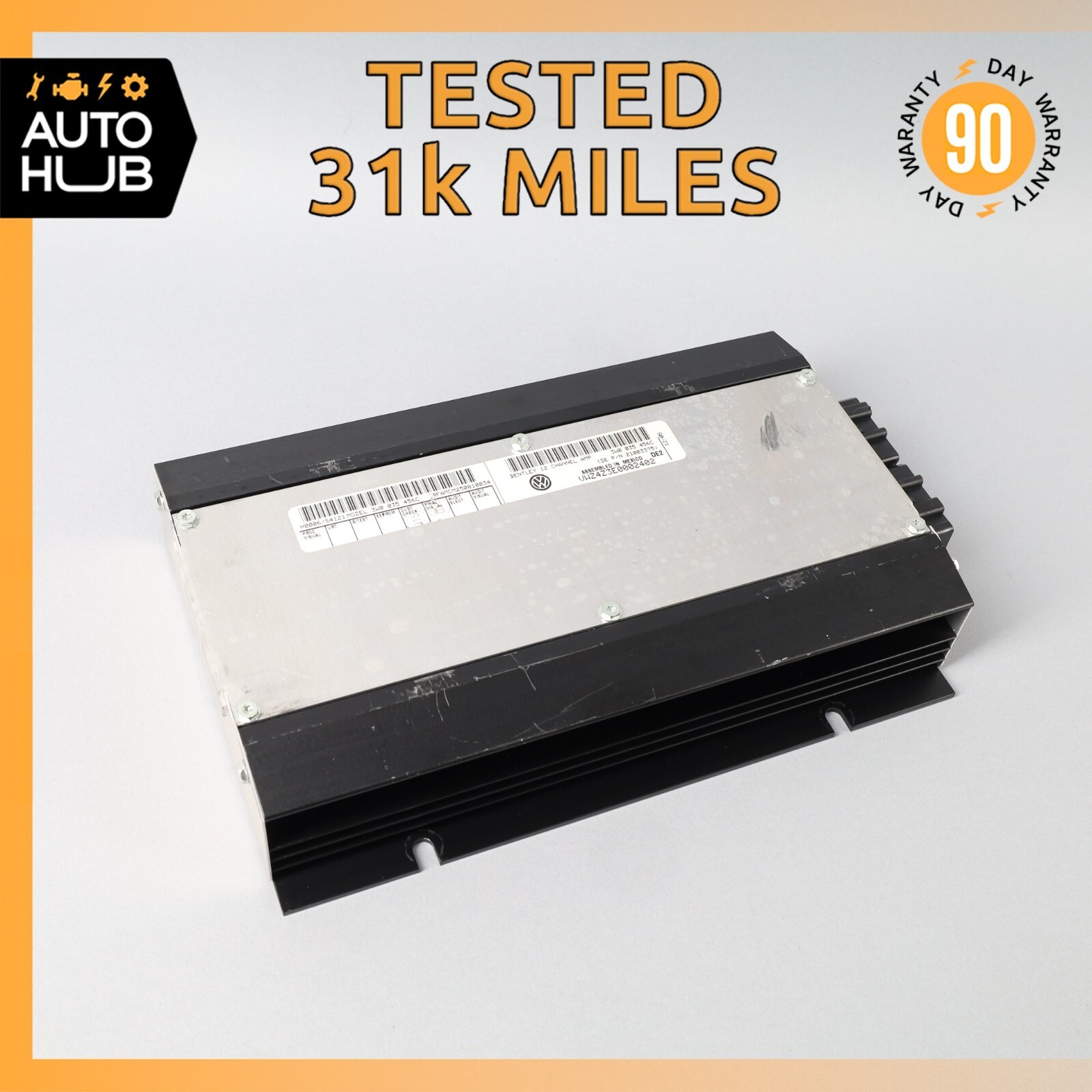 03-08 Bentley Continental GT Premium Audio Sound System Amplifier Amp OEM 31k