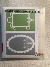 SIZZIX 2 Embossing Folders - FRAMES - 658188
