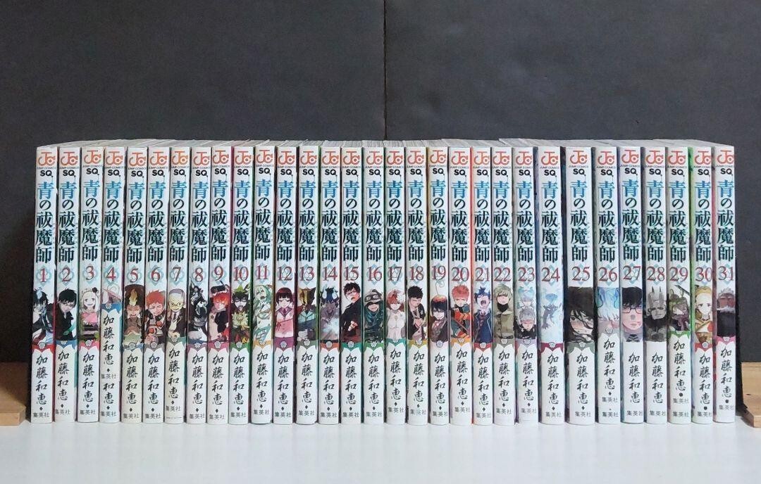 Juego completo de cómics manga japoneses Blue Exorcist Vol.1-31 envío gratuito