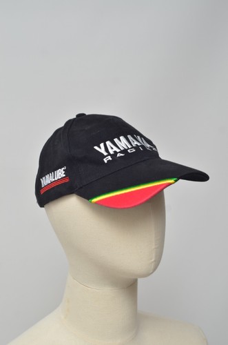 YAMAHA Racing Vintage Men's Black Cotton Akrapovic Cap Hat One Size - Picture 3 of 11