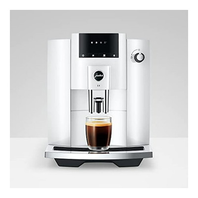 Jura E4 Automatic Coffee Machine Piano White