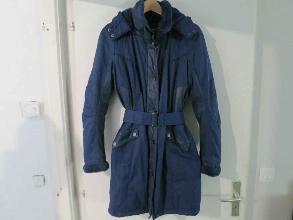 Manteau avec capuche bleu Breal