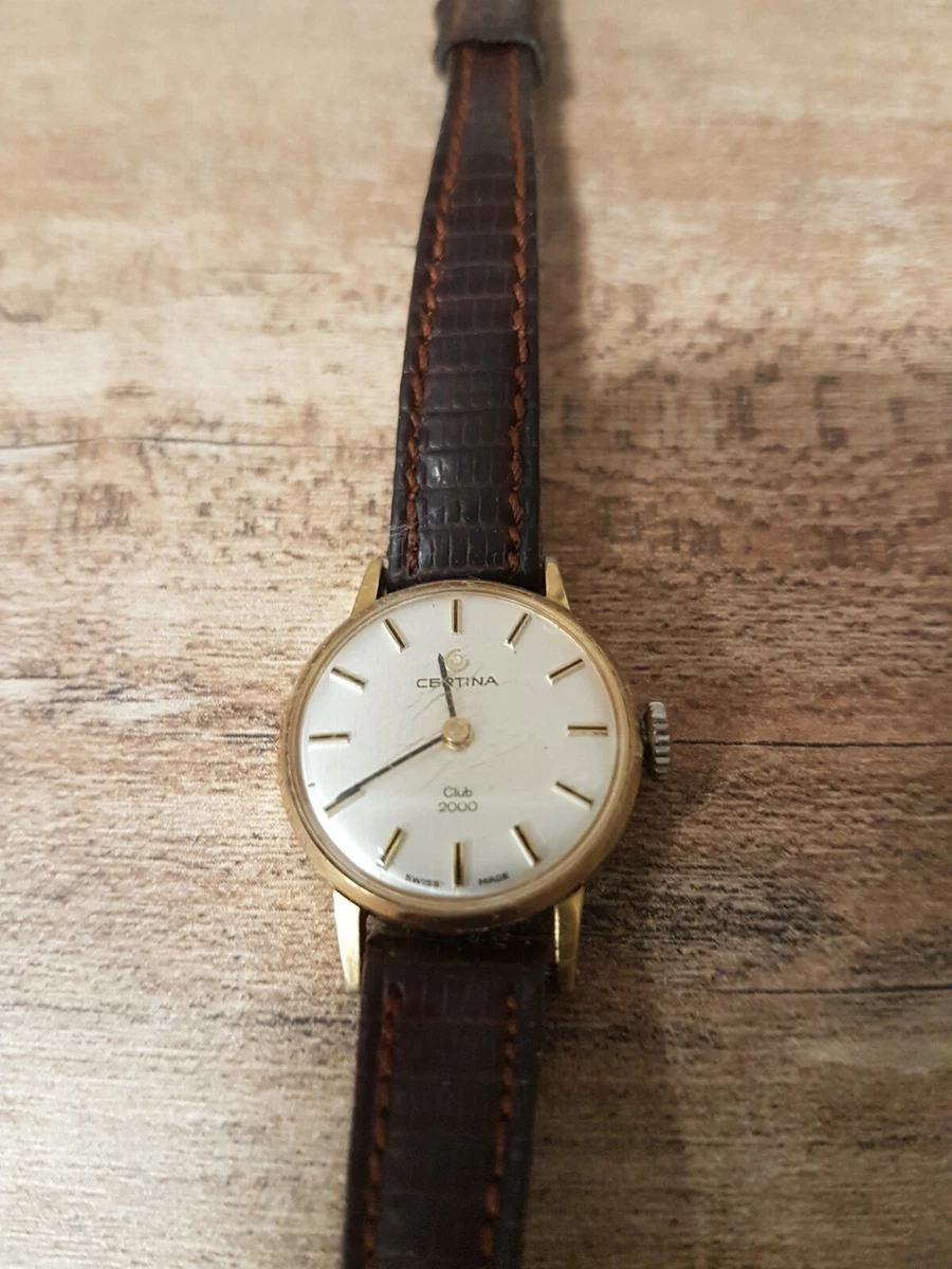 Montre mecanique Suisse Femme Certina club 2000 vintage r viser