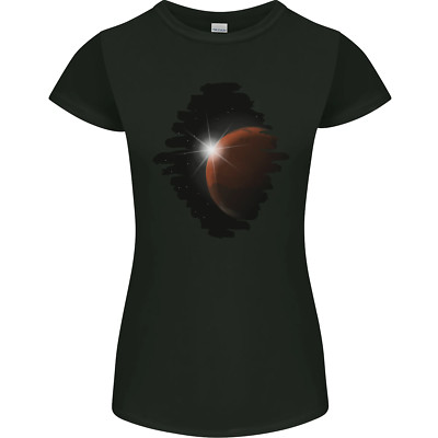 Raum Planet Sonne Schlaghose Universum Damen Petite Schnitt Maglietta