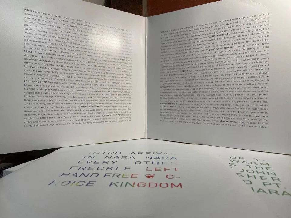 This Is All Yours ALT J Coloured Red/Yellow Blue/Green Shuffle Mispress Vinyl LP - Image 2 of 4