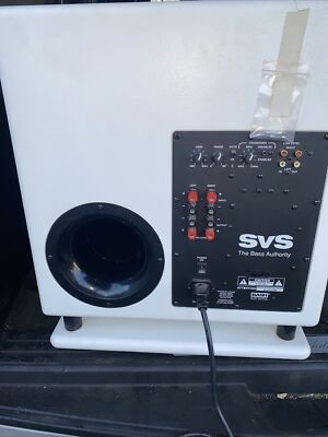 SVS The bass authority￼ svs pb12-isd white