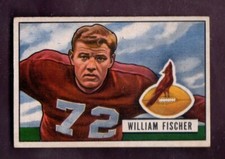 1951 Bowman #65 William Fischer Chicago Cardinals EX-MT / EX-MT Plus