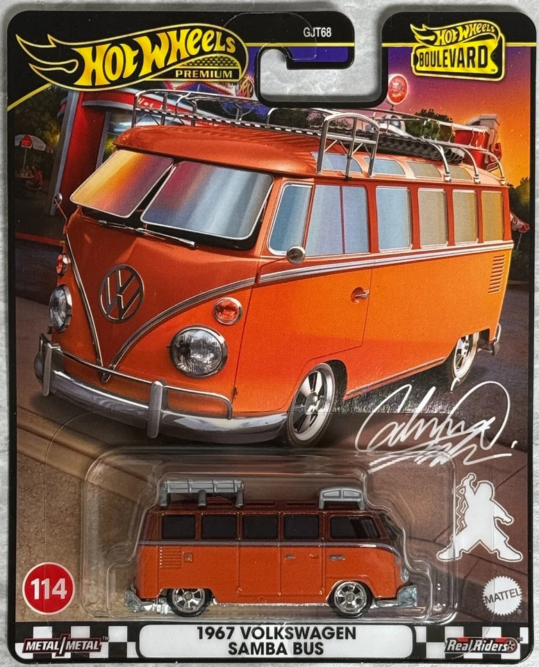 Autobús Volkswagen Samba 2024 Hot Wheels Boulevard # 114, 1967, ¡envío gratuito! Foto 2 de 4