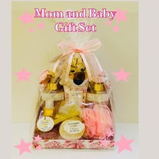 Mom and Baby Girl Handmade Spa gift, Girl Baby Shower Gift, Newborn Girl Present